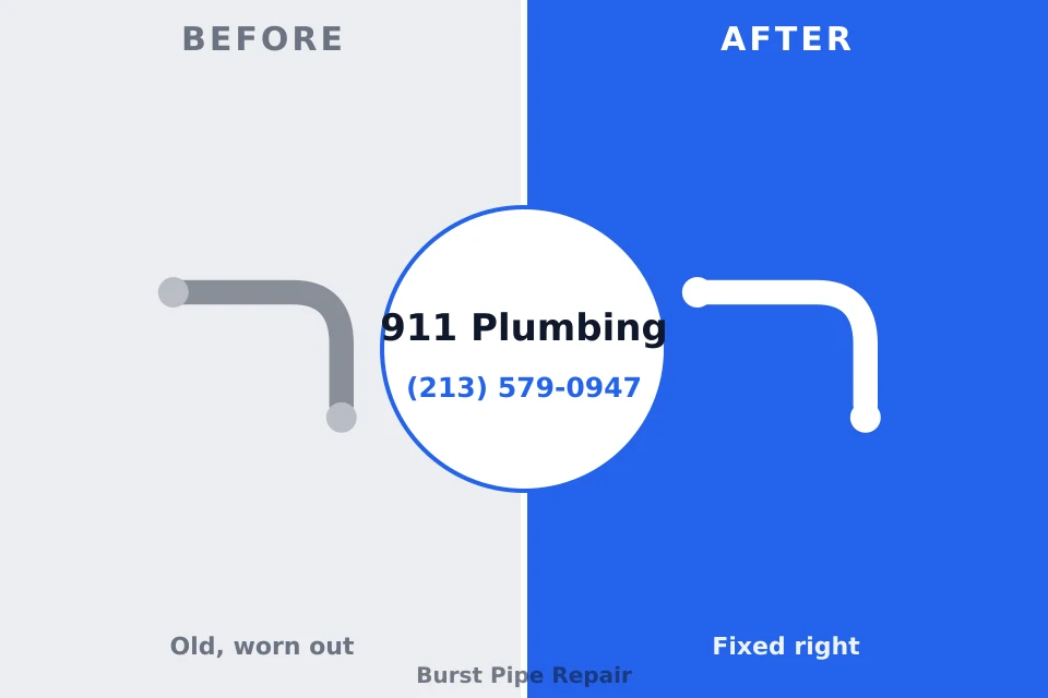 Before and after: plumbing company Cross Plains, WI